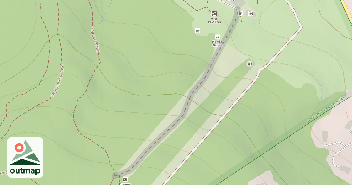 Map of Old Ski Hill