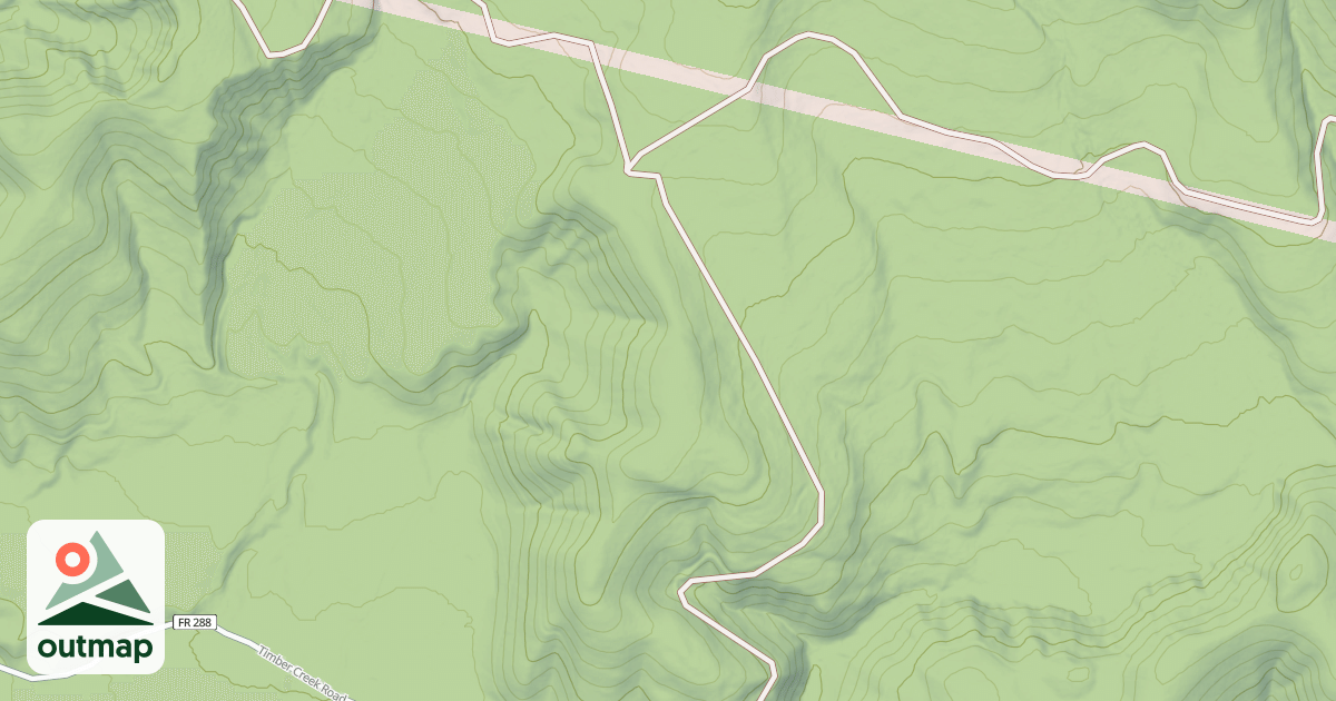 Map of MEADOW MOUNTAIN