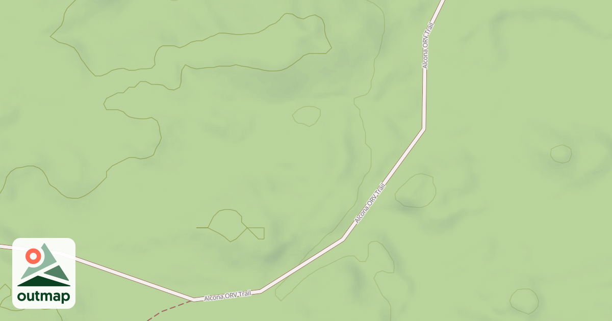 Map of Alcona Atv Trail