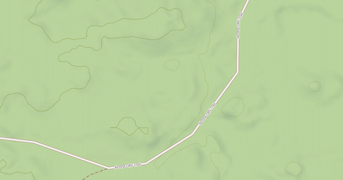 Map preview of Alcona Atv Trail