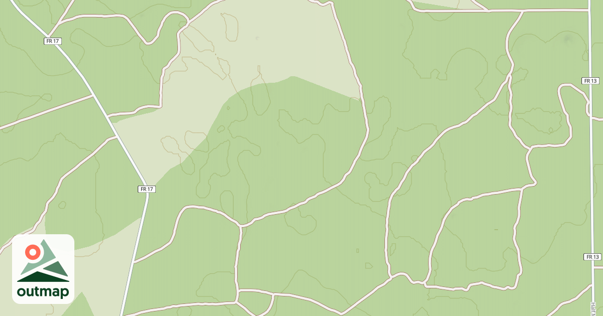 Map of USFS Motor Vehicle Use Map Roads {454EC3D4-71DB-492F-B08D-E78E8ACA2A35}