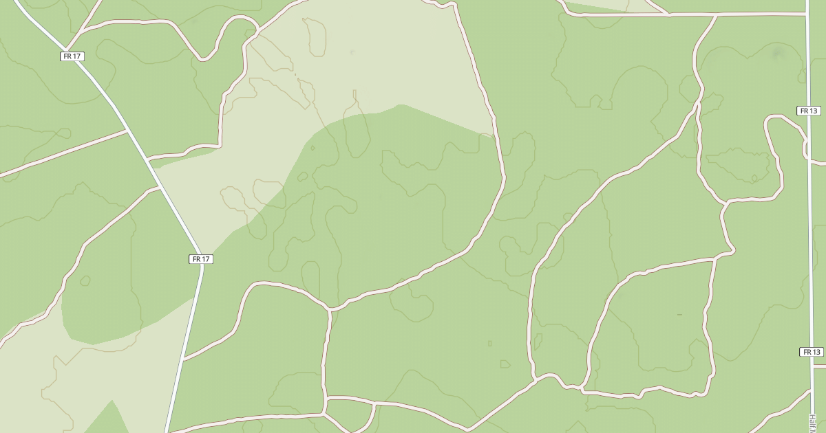 Map preview of USFS Motor Vehicle Use Map Roads {454EC3D4-71DB-492F-B08D-E78E8ACA2A35}