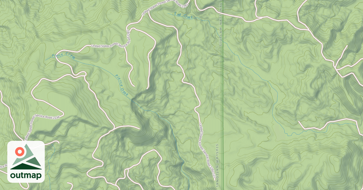 Map of PIERCE
