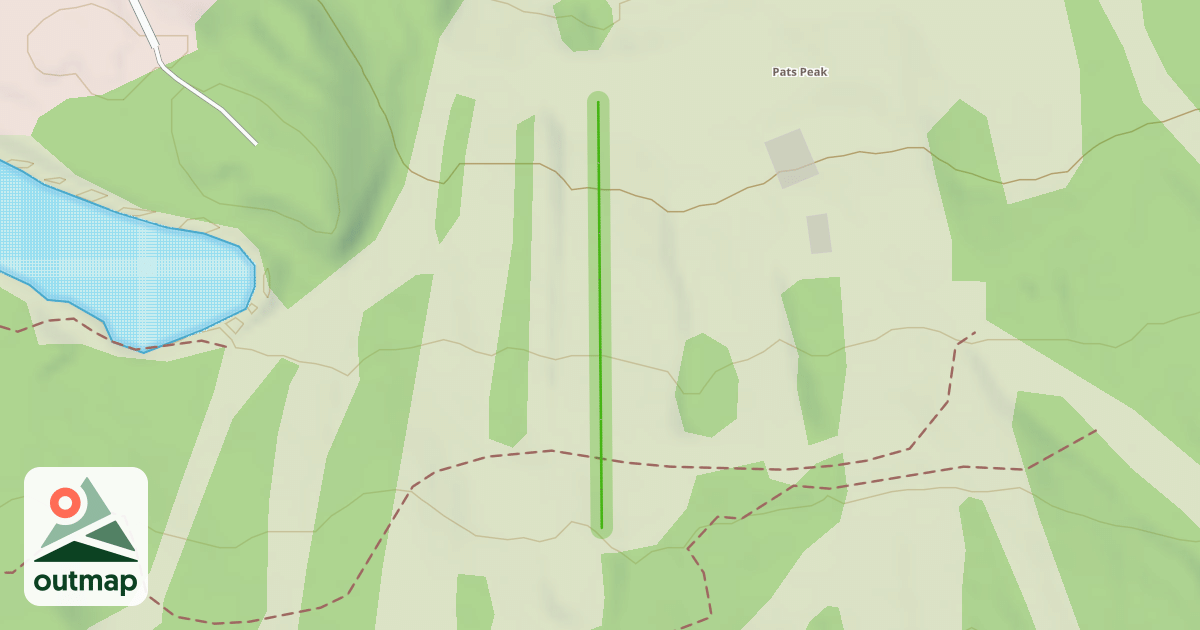 Map of Tubing Park at Gusty