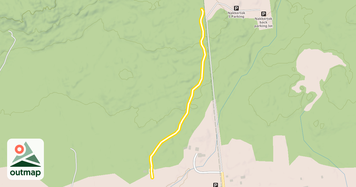 Map of #1 Weber Trail Lower