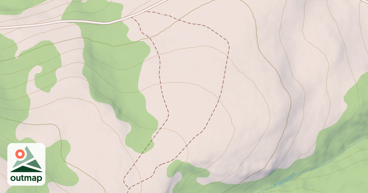 Map of DEEP CREEK TO BOX CANYON