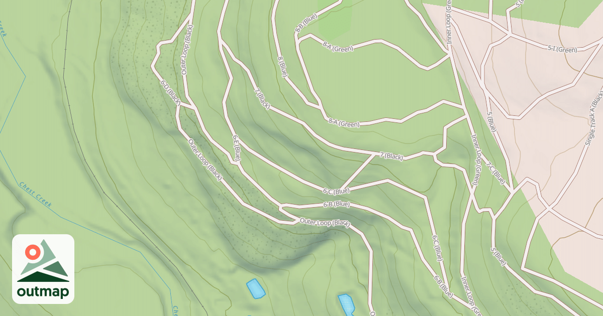 Map of Rock Run ATV Trails
