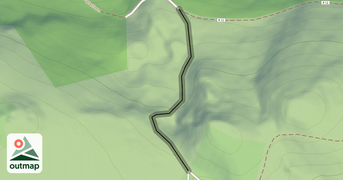 Map of Fussweg zur Aussichtsplatform