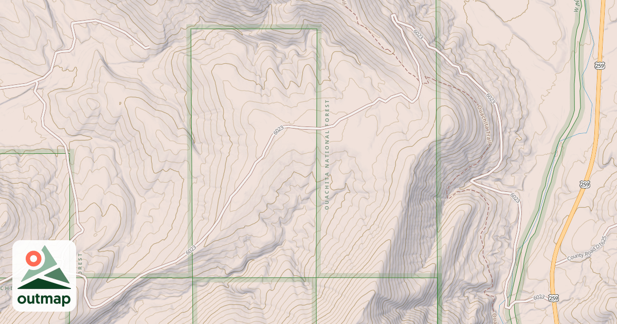 Map of LITTLE CEDAR