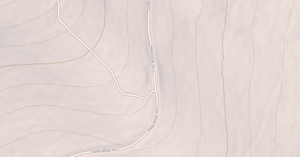 Map preview of USFS National Forest System Roads {8764D23C-64BC-46C5-87BA-48F91CBD43C4}