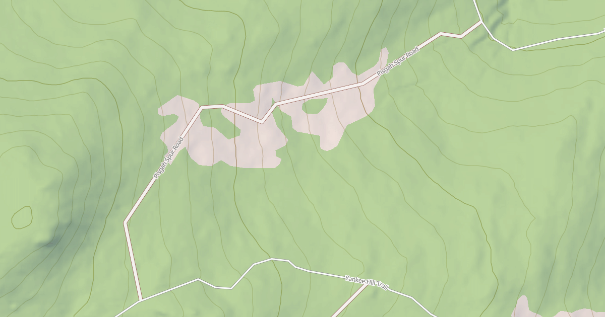 Map preview of PISGAH SPUR