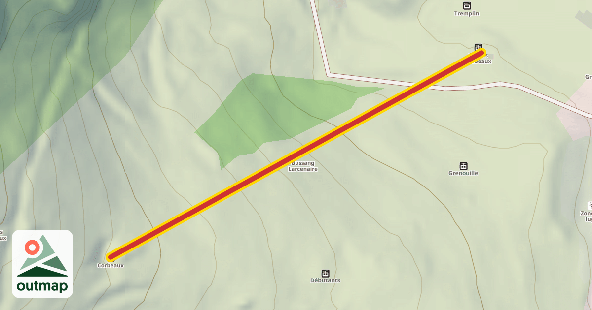 Map of Corbeaux