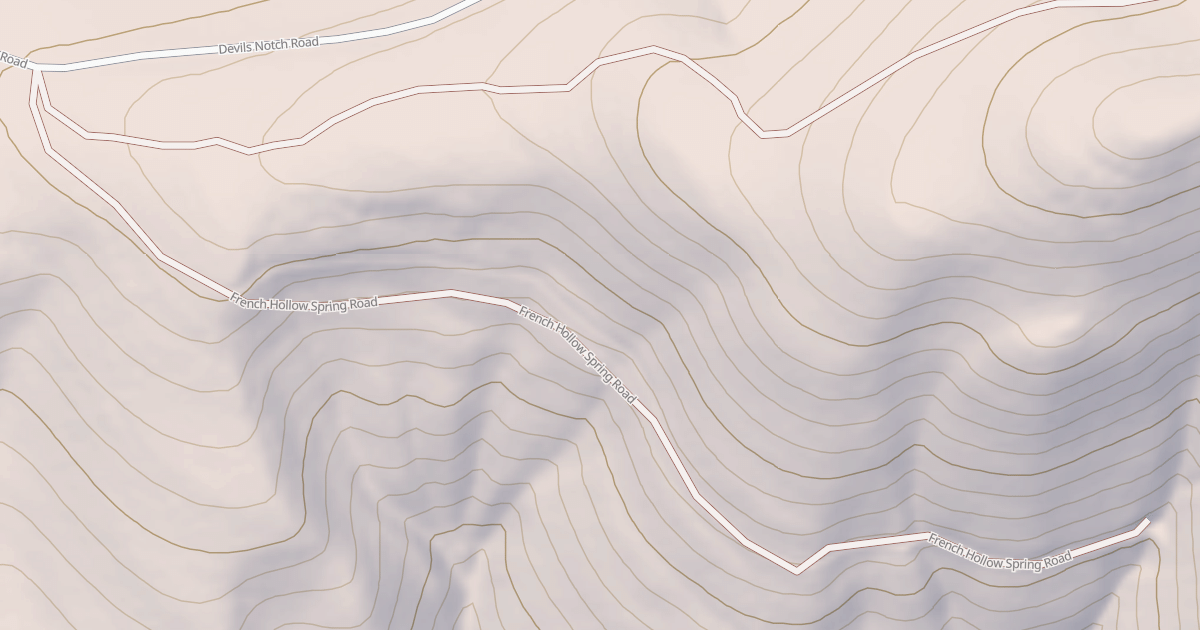 Map preview of FRENCH HOLLOW SPRING