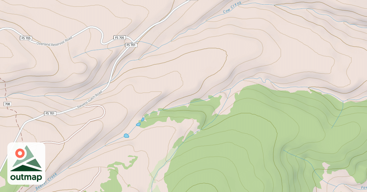 Map of BEAVER CREEK