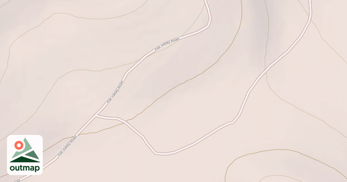 Map of LANDER CREEK FLAT