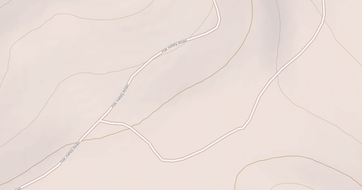 Map preview of LANDER CREEK FLAT
