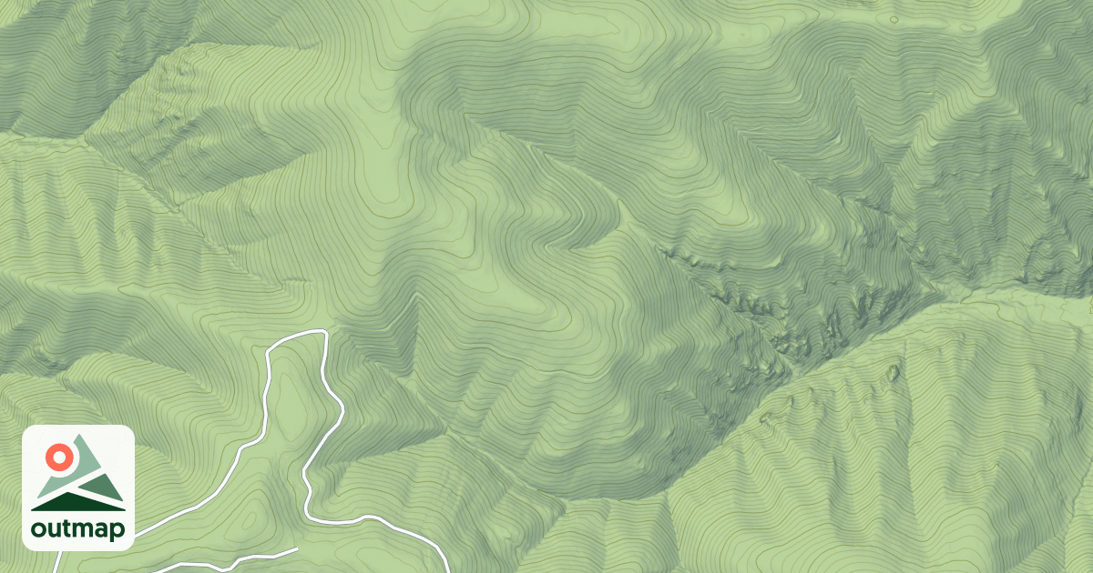 Map of HUCKLEBERRY MTN