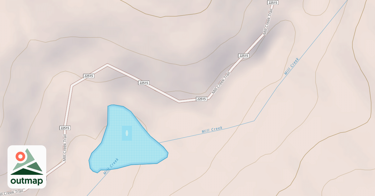 Map of Mill Creek Trail