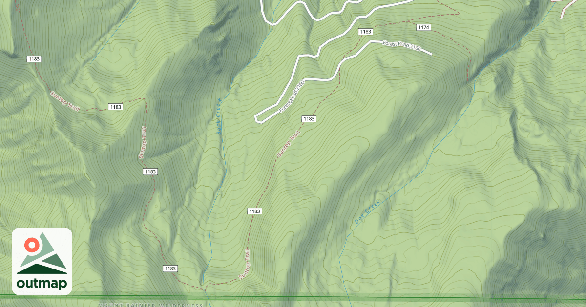 Map of Suntop Trail