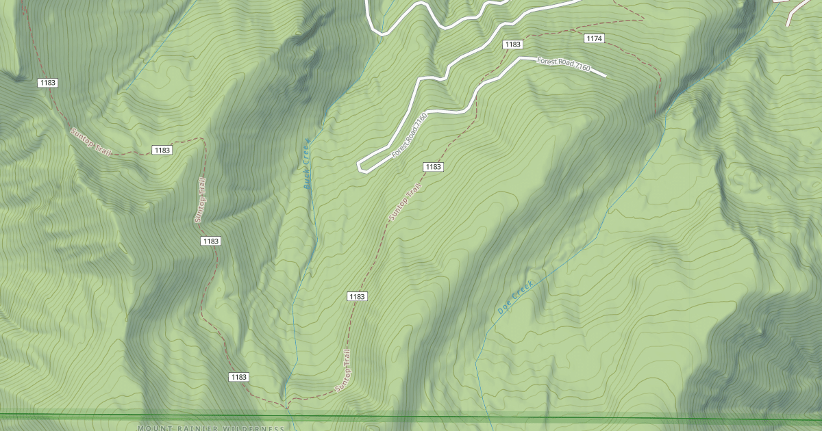 Map preview of Suntop Trail