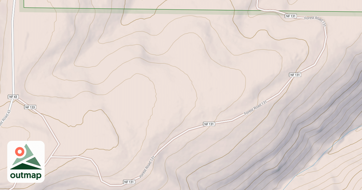 Map of PETTY RIDGE