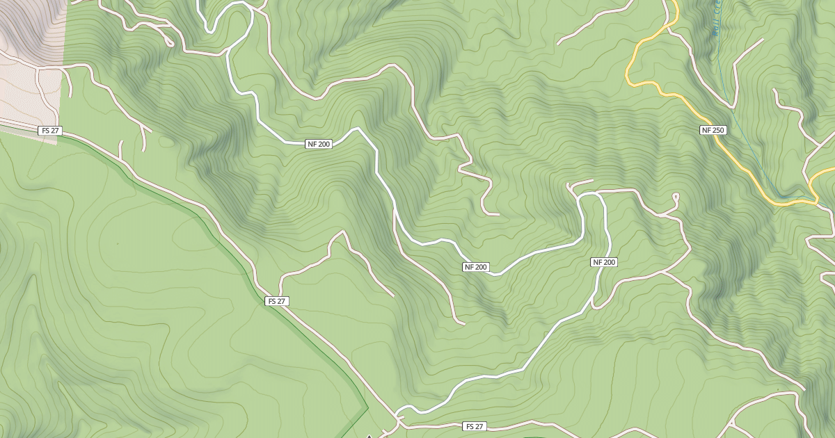 Map preview of USFS Motor Vehicle Use Map Roads {6A44E888-38B6-44F7-B2FA-2F8240A88C14}