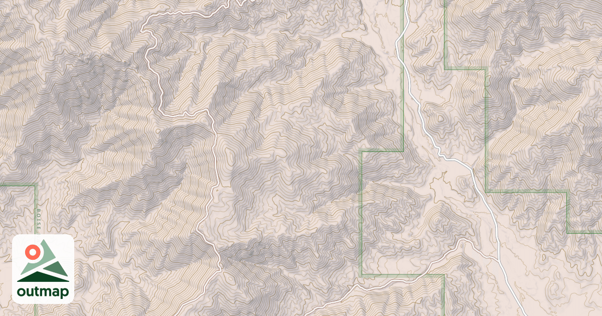 Map of ANDERSON CREEK
