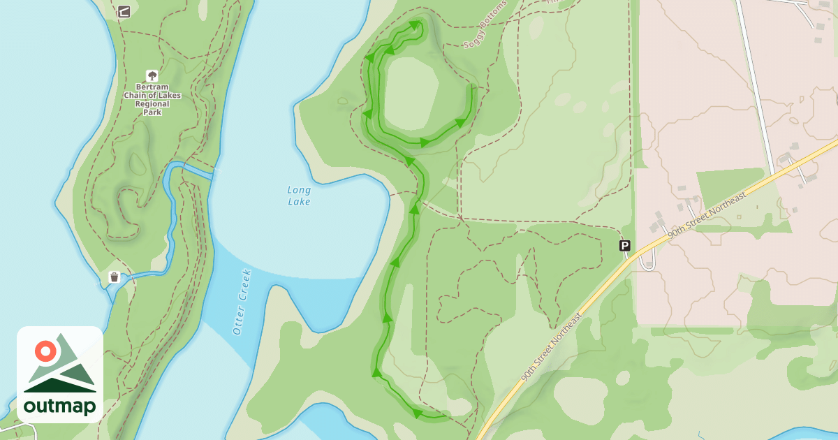 Map of Kame Trail
