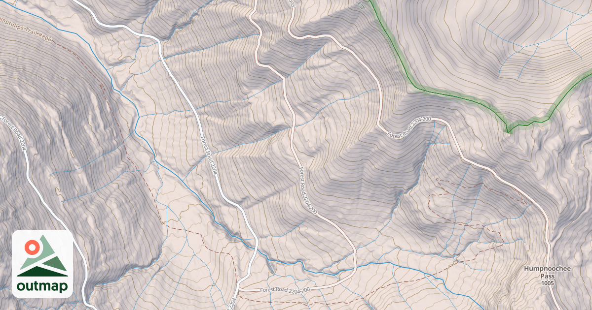 Map of USFS Motor Vehicle Use Map Roads {03177CF7-0F1A-4BDC-8AE9-12CF846C44AF}