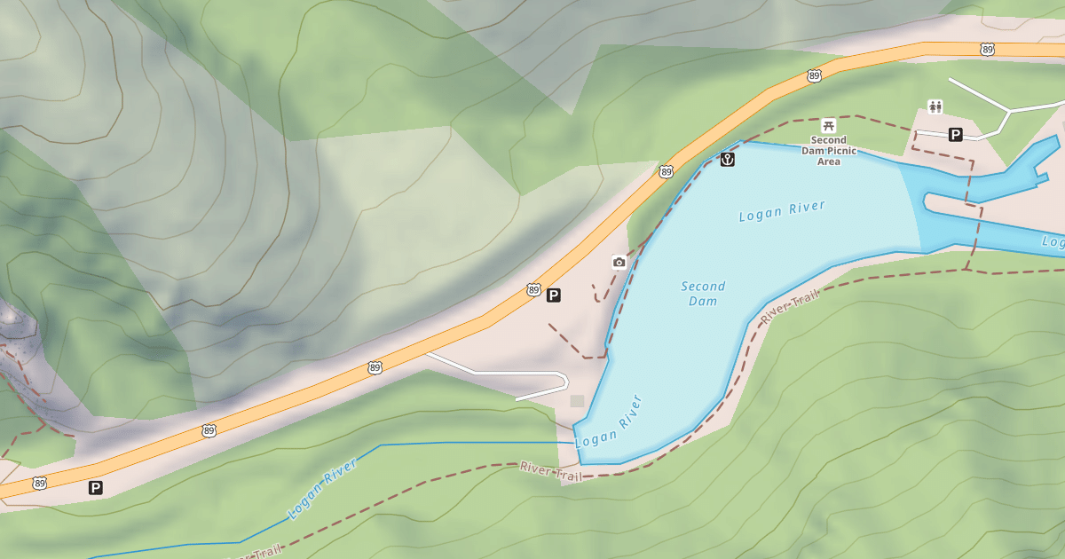 Map preview of LOWER SECOND DAM