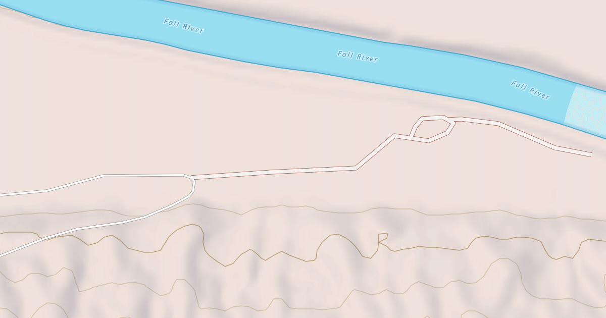 Map preview of SOUTH FORK FALL RIVER SPUR 1