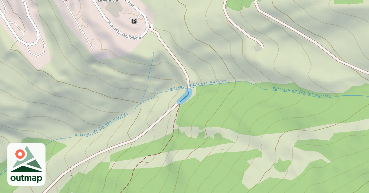 Map of Chaudanne