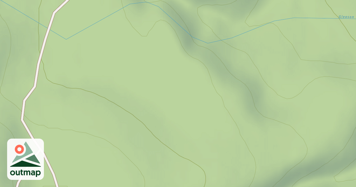 Map of Flat Mountain Trail 30