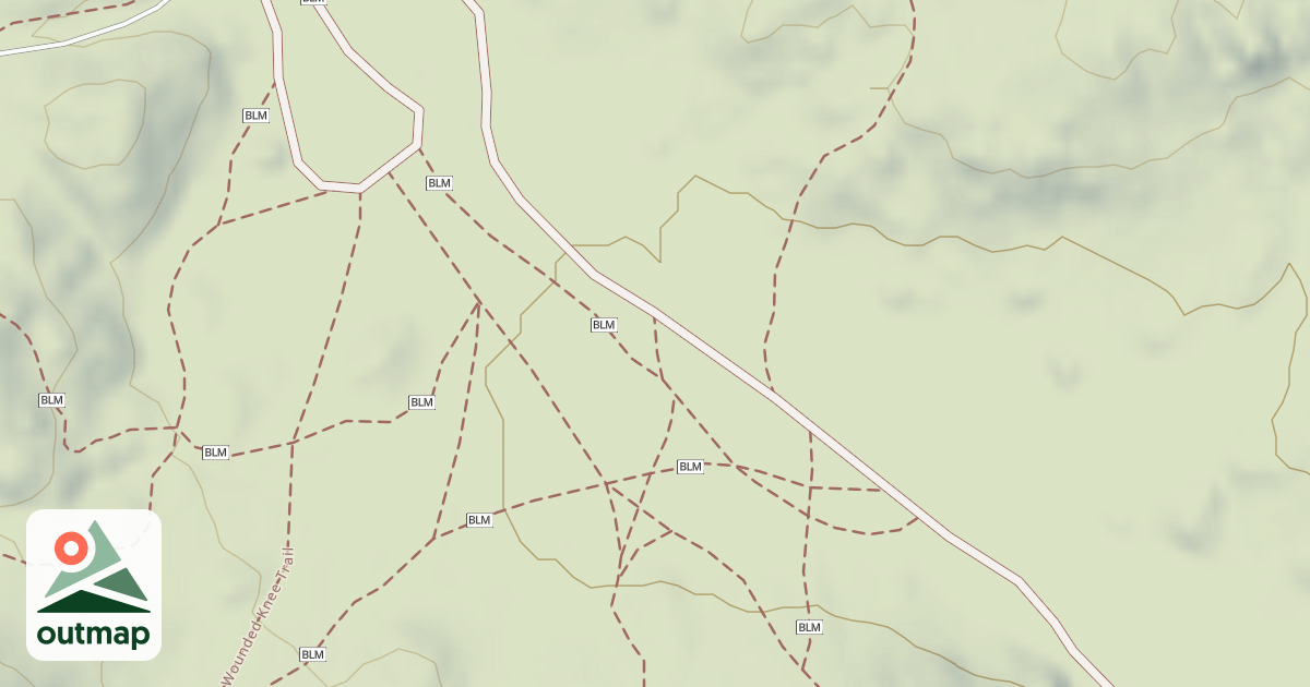 Map of BLM National GTLF Public Motorized Trails acfb7175-2cb7-49e3-8f03-cb2ba185d64e