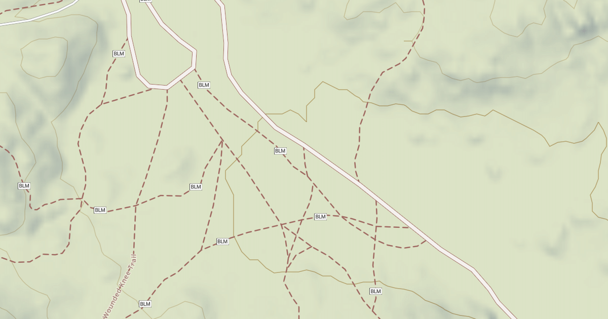 Map preview of BLM National GTLF Public Motorized Trails acfb7175-2cb7-49e3-8f03-cb2ba185d64e