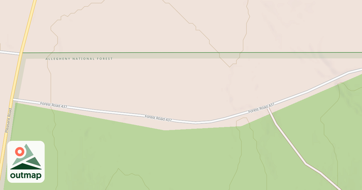 Map of ADAMS RUN