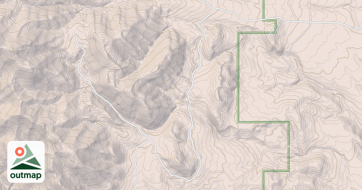 Map of LITTLE STATION CANYON