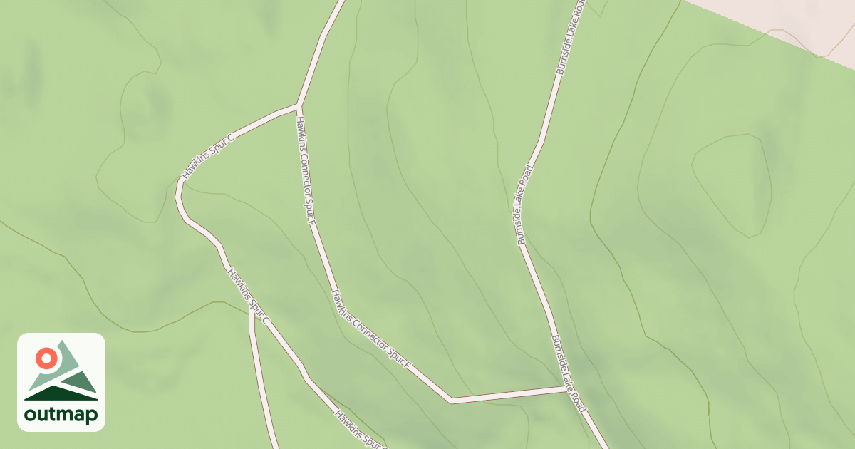 Map of HAWKINS CONNECTOR SPUR F