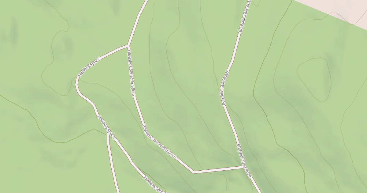 Map preview of HAWKINS CONNECTOR SPUR F