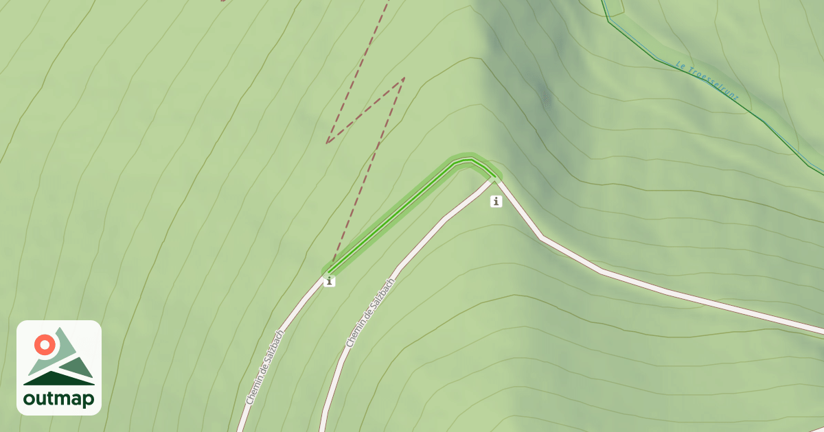 Map of Chemin de Salzbach