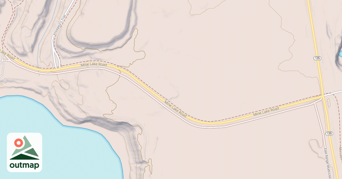 Map of East Range OHV Trail