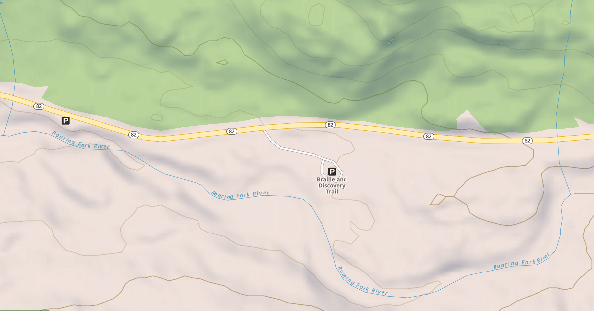 Map preview of BRAILLE TRAILHEAD