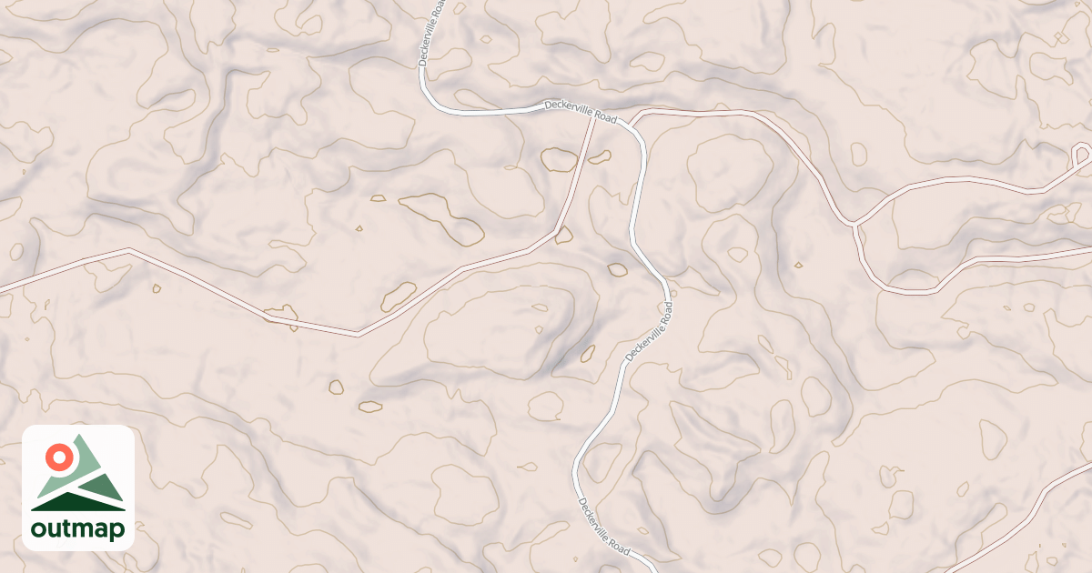 Map of DECKERVILLE