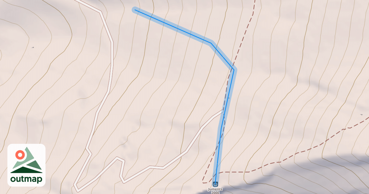 Map of juments2000 - la piaz