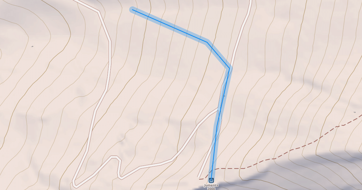 Map preview of juments2000 - la piaz