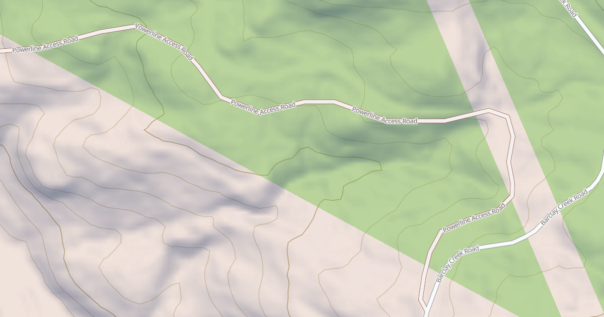 Map preview of POWERLINE ACCESS