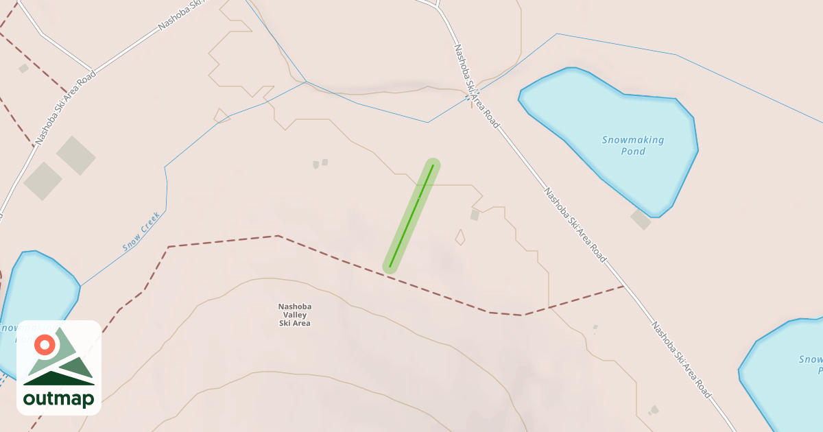 Map of Snowboard Learning Area