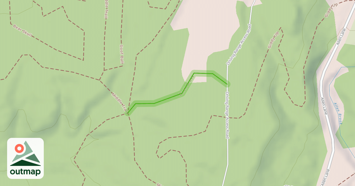 Map of Birch Grove
