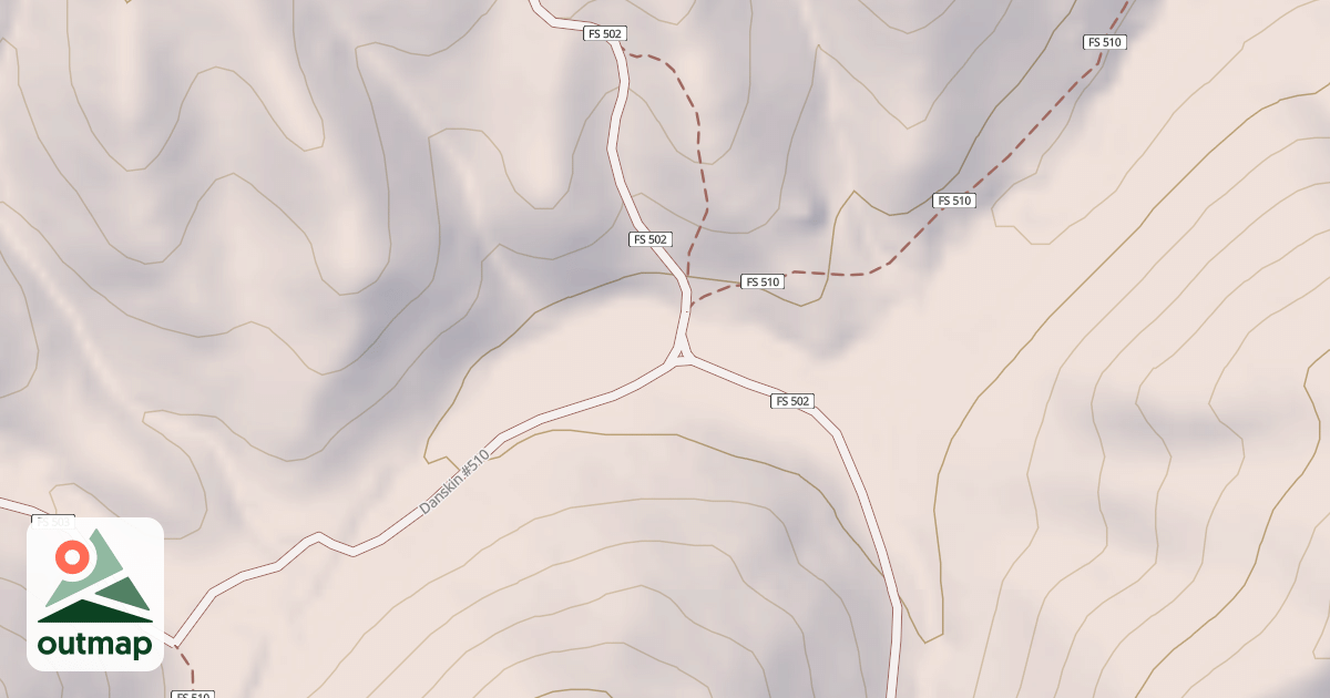 Map of Danskin #510