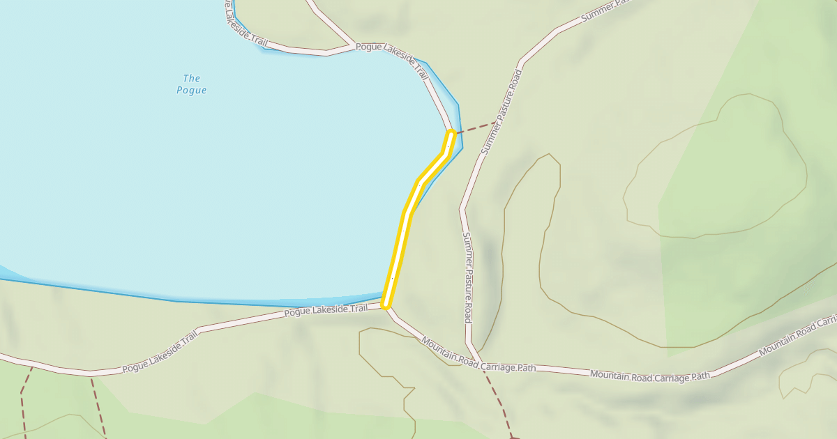 Map preview of Pogue Lakeside Trail